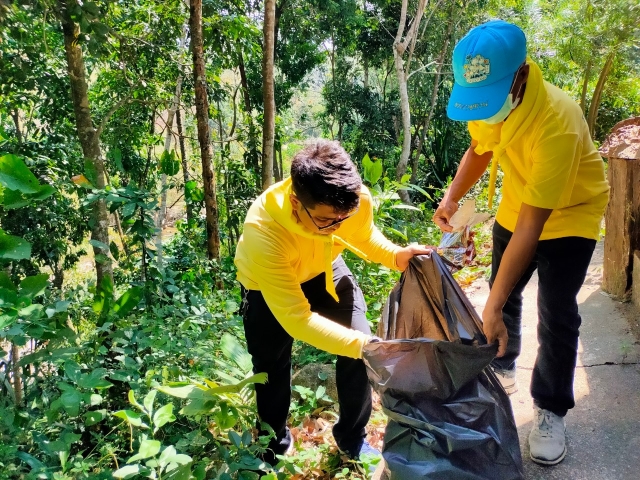 จัดกิจกรรมพัฒนา เก็บขยะและพัฒนาพื้นที่สถานที่ท่องเที่ยวประจำตำบลเกะรอ น้ำตกปาแตรายอ